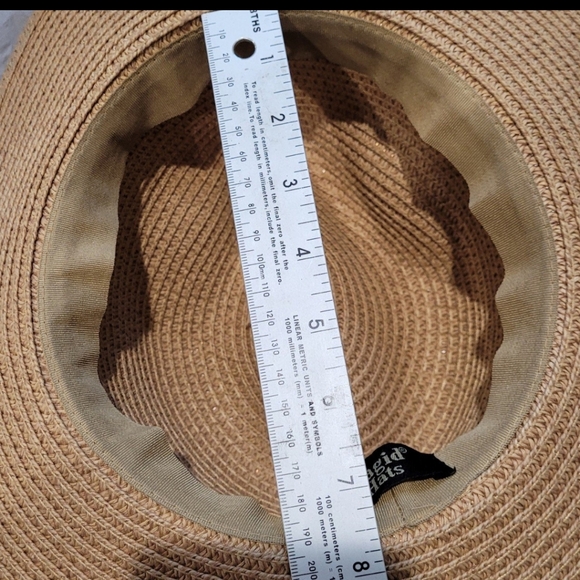 Magid Hats Women OS hat with band boho sun beach coastal woven fedora hat - Picture 8 of 10